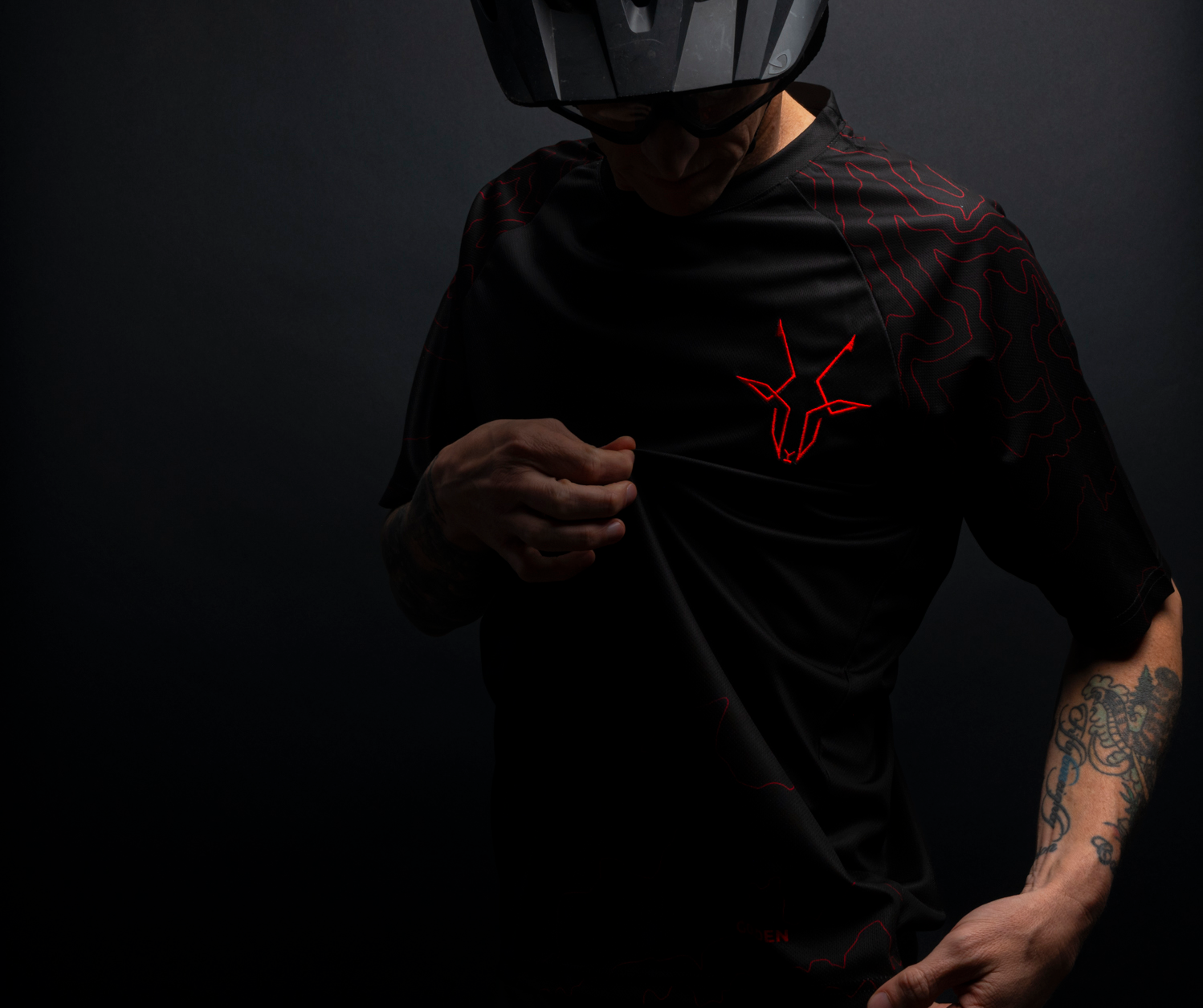 FLCN Mountain Bike Jersey Embroidered Logo